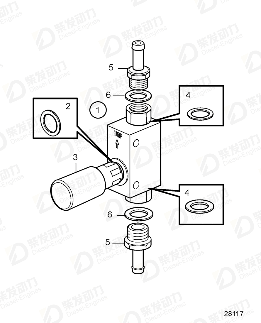 volvo penta Gasket 993784 Drawing volvo penta Gasket 993784 Drawing
